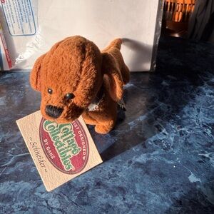 Cottage collections Brown Plush Dachshund Puppy Toy with Tag